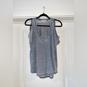 EXPRESS Gray Cold Shoulder Top